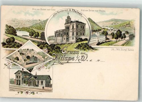 Milspe Hotel Gasthaus A. Theisen Bahnhof