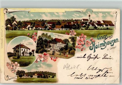 Haimhausen 1903 Villa Buttersack Schloss Malsteig