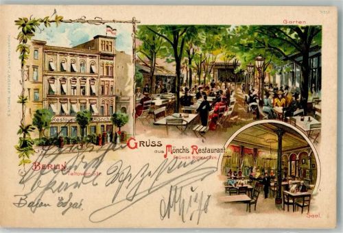 Wilhelmstadt 1903 Mönch`s Gasthaus