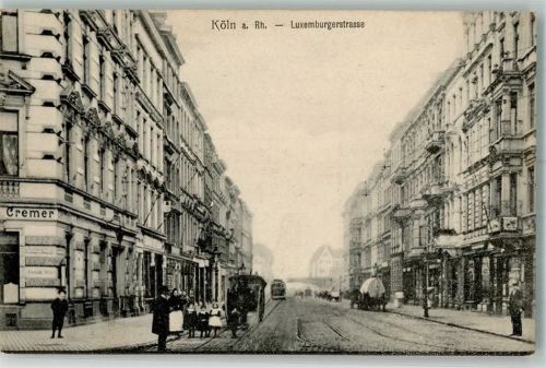 Köln Neustadt-Süd 102 1912 Luxemburgerstraße Straßenbahn