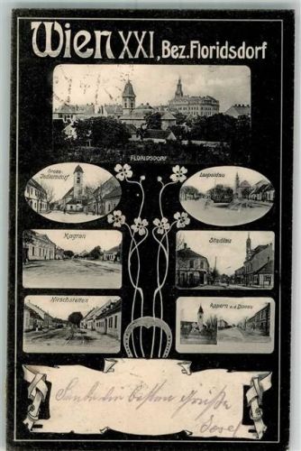 1210 Wien 21. Bezirk, Floridsdorf 1905 - Leopoldau Stadtlau Hirschstetten