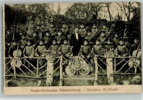 Münsterberg i Schl Stadt-Orchester Direktion W. Förster