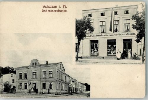 Schwaan 1908 Doberanerstraße