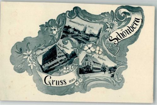 24217 W2306 Schönberg Holstein - Schulhaus Grundsteinlegung d. Kirche