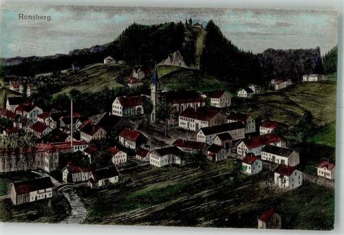 87671 W8951 Ronsberg Künstlerkarte Vogelschau