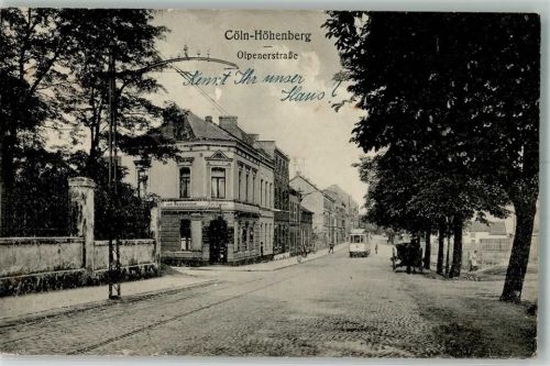 Köln Höhenberg 804 1913 Olpener Straße Straßenbahn