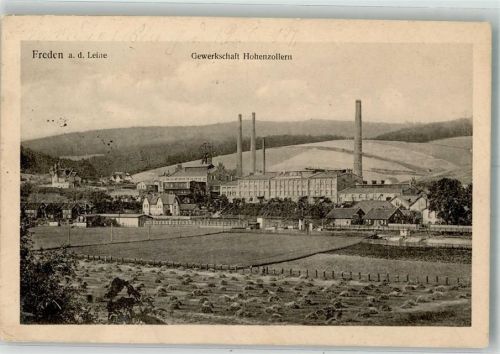 Freden 1917 Bahnpost Hannover Cassel Zug 276 13.1917 Kaliwerk Gewerkschaft Hohenzollern