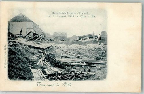 Köln Poll 701 Hagelwirbelsturm 7.8.1898 Tanzsaal