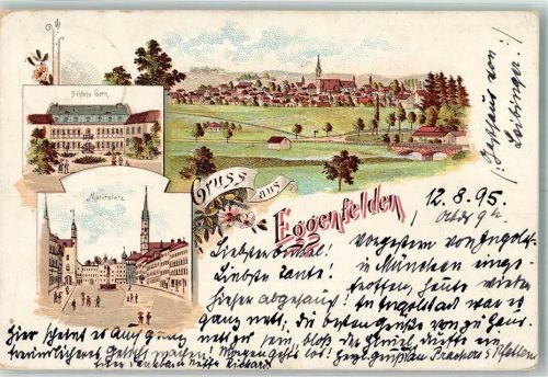 Eggenfelden 1895 Marktplatz