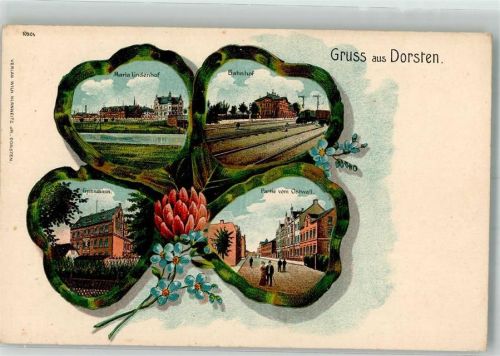 Dorsten Maria Lindenhof Bahnhof Vom Ostwall Gymnasium