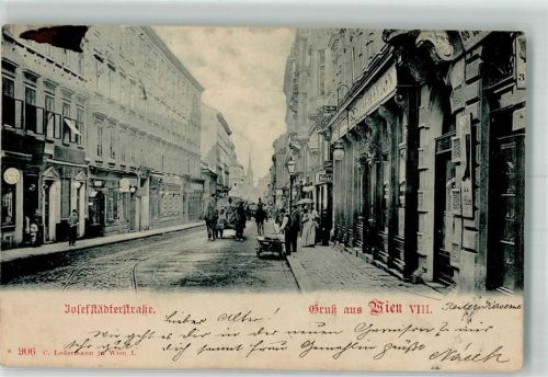 Wien 1901 Josefstädterstraße