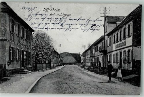 Uffenheim 1907 Bahnhofstraße