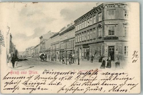 1100 Wien 10. Bezirk, Favoriten 1901 - Laxenburgerstraße Violin-Schule