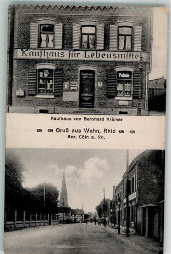 50667 W5000 Köln Wahn 711 - Kaufhaus f. Lebensmittel Emailleschild