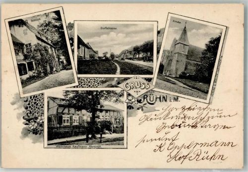 Rühn 1901 Schloss Kirche