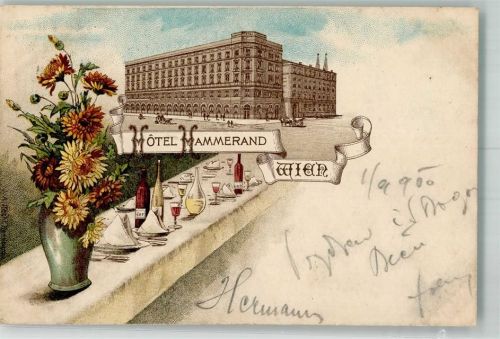 Wien 1900 Hotel Hammerand Florianigasse