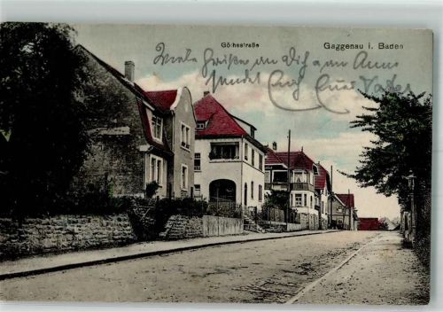 Gaggenau 1921 Goethestraße