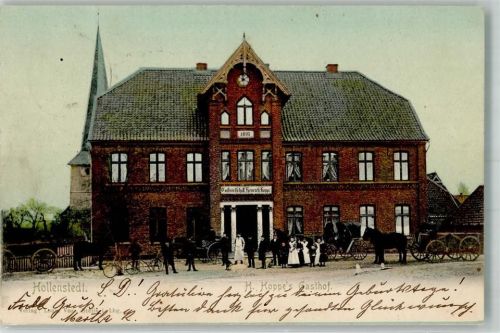 Hollenstedt Gasthaus Hoppe Kutschen Fuhrwerke Fahrräder