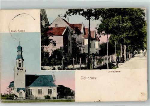 50667 W5000 Köln Dellbrück 905 1909 - Ev. Kirche Villenviertel