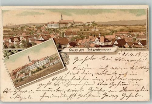 Ochsenhausen 1897 Kloster Ochsenhausen