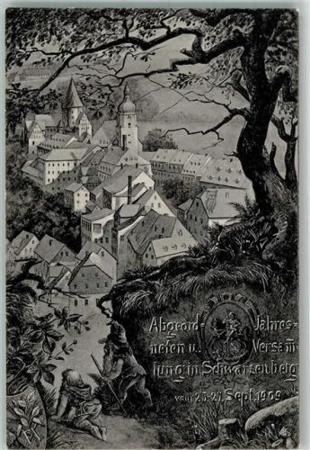 08340 O9430 Schwarzenberg /Erzgeb. - Abgeordneten umd Jahresversammlung 1909 Schwarzenberg