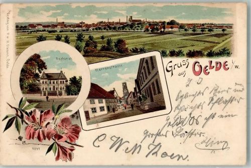 Oelde 1900 Pastorat Herrenstraße