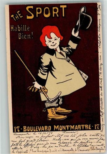 Paris 1904 The Sport Habille Bien! Sportkleidung Golf
