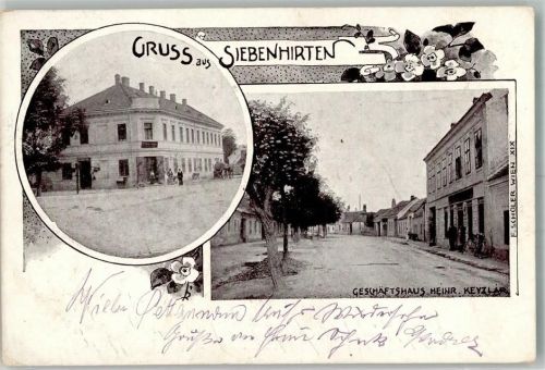 Wien 1915 Siebenhirten Geschäftshaus Heinr. Keyzar