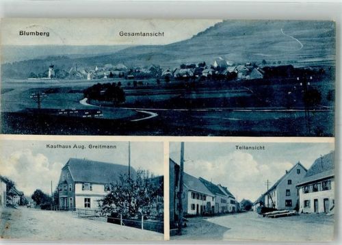 Blumberg Kaufhaus Greitmann Ortsstraße