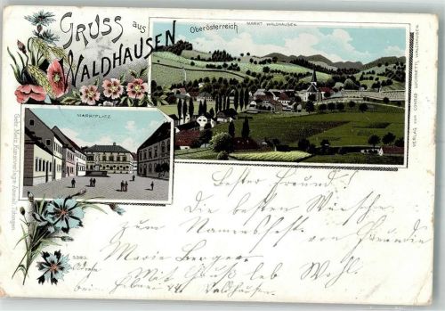 Waldhausen 1900 Marktplatz