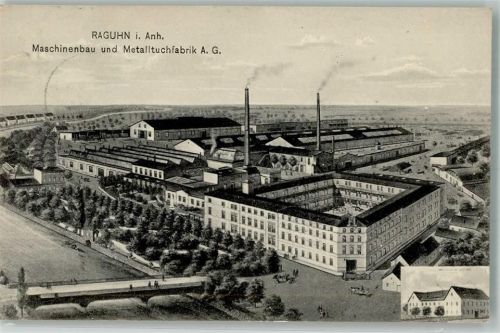 Raguhn 1914 Maschinenbau u. Metalltuchfabrik AG