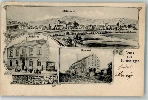 48624 W4437 Schöppingen - Amtshaus Brauerei Stauchungen