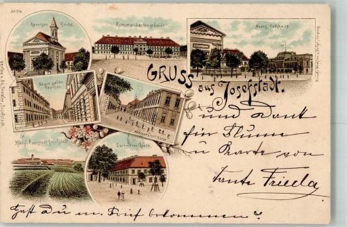 Josefov 1895 Neues Rathaus Kommandantengebäude