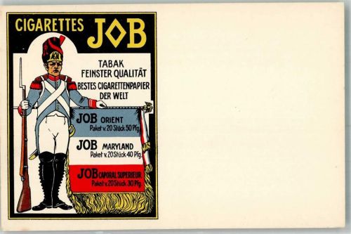 JOB Cigarettes Werbekarte Zigarette KEINE AK