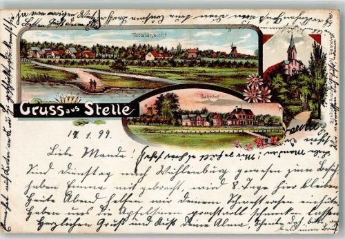 Stelle 1899 Bahnhof