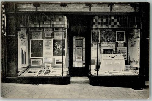 W3331 Warberg , Kr Helmstedt Schaufenster-ausstellung gegen Missbrauch geistiger Getränke Antialkohol