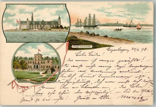 Helsingör 1898 Kronborg Marienlyst