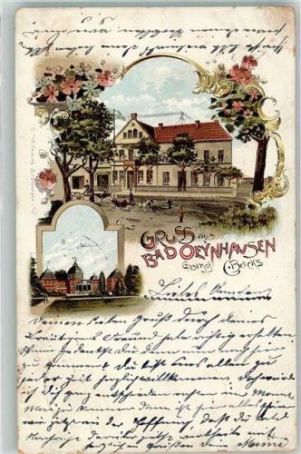 Oeynhausen 1899 Gasthaus Backs