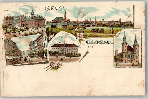 Glogau Markt Schloss