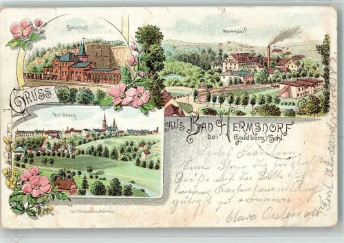 Bad Hermsdorf 1898 Bahnhof Goldberg
