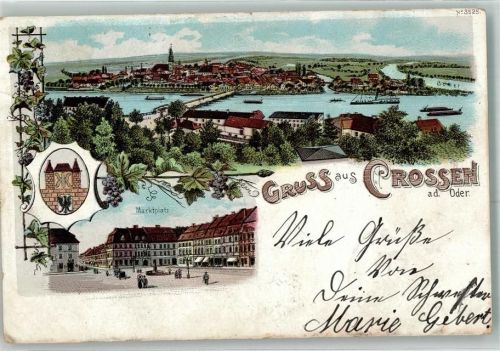 Crossen a.d. Oder 1899 Marktplatz