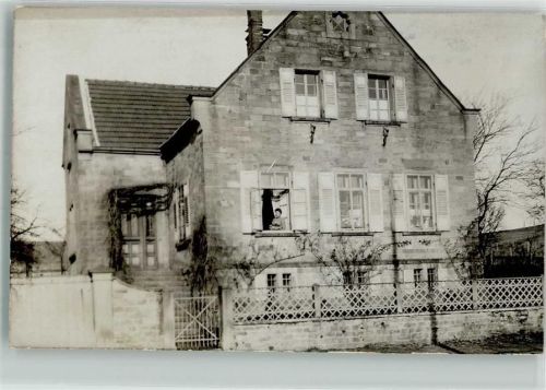 74858 W6955 Aglasterhausen 1913 Privatfoto AK Wohnhaus Ort handschriftlich