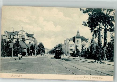 Halensee Hubertus Allee Bismarckplatz Straßenbahn