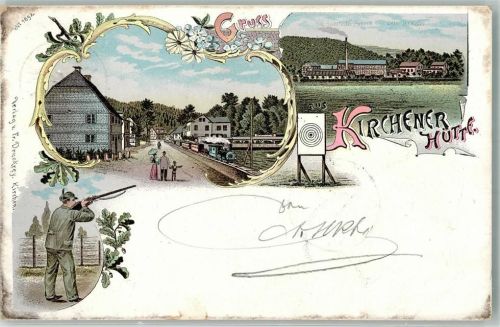 Kirchen Kirchener Hütte Schütze Sohlfederfabrik Kranter Schützenscheibe