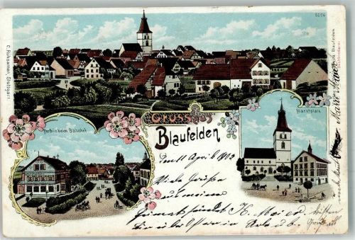 Blaufelden Marktplatz Am Bahnhof St. Ulrichskirche