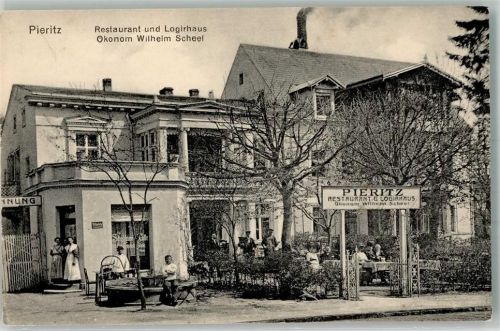 Pyritz Gast- und Logirhaus Scheel Gartenwirtschaft