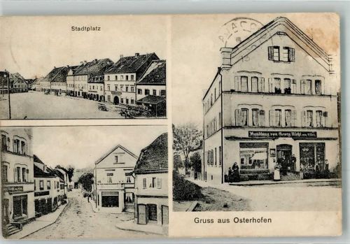 Osterhofen 1913 Stadtplatz Handlung Georg Hichl