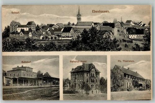 Ebenhausen Schloß Ebenhausen Bahnhof Bahnhof-Hotel Handlung Thierstein