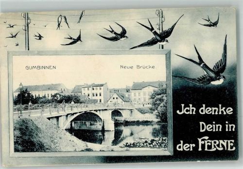 Gumbinnen 1907 Neue Brücke