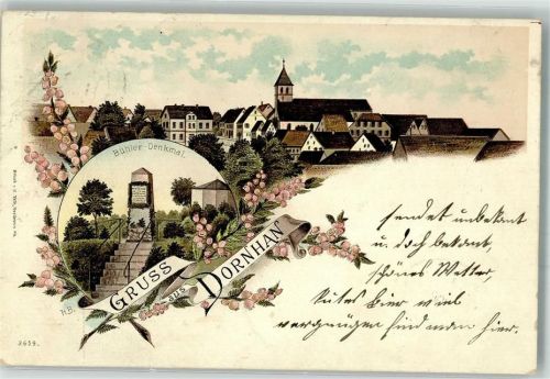 Dornhan 1900 Bühler-Denkmal